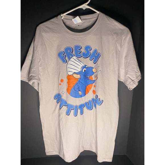 Pixar | Shirts | Disney Pixar Graphic Fresh Attitude Ratatouille Remy ...